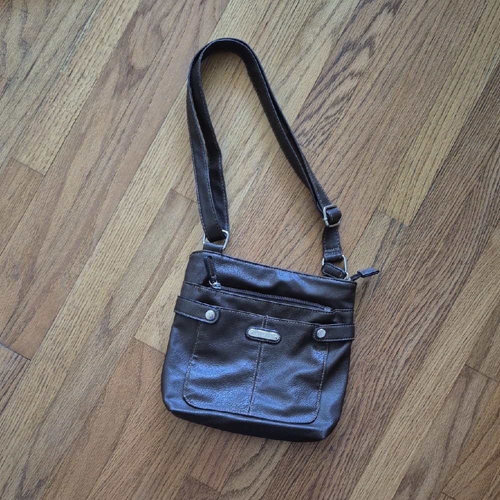 Rosetti Dark Brown Leather Bag